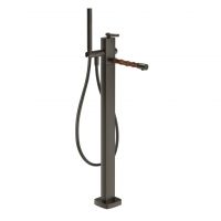 Смеситель для ванны Gessi Jacqueline 77028 напольный однорычажный с ручным душем схема 5
