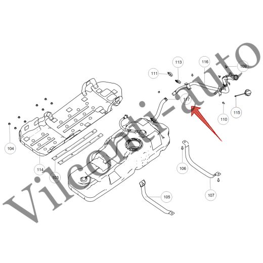 ТОПЛИВНЫЙ БАК В СБОРЕ TANK 300 1101107XKM01A 100% ОРИГИНАЛ