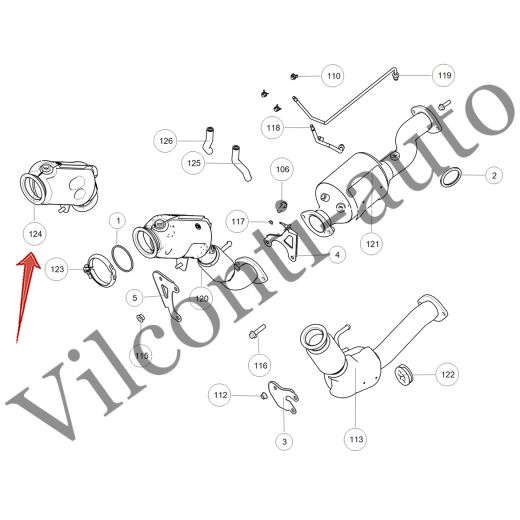 КАТАЛИЗАТОР ПЕРЕДНИЙ TANK 300 1205243XGW04A 100% ОРИГИНАЛ