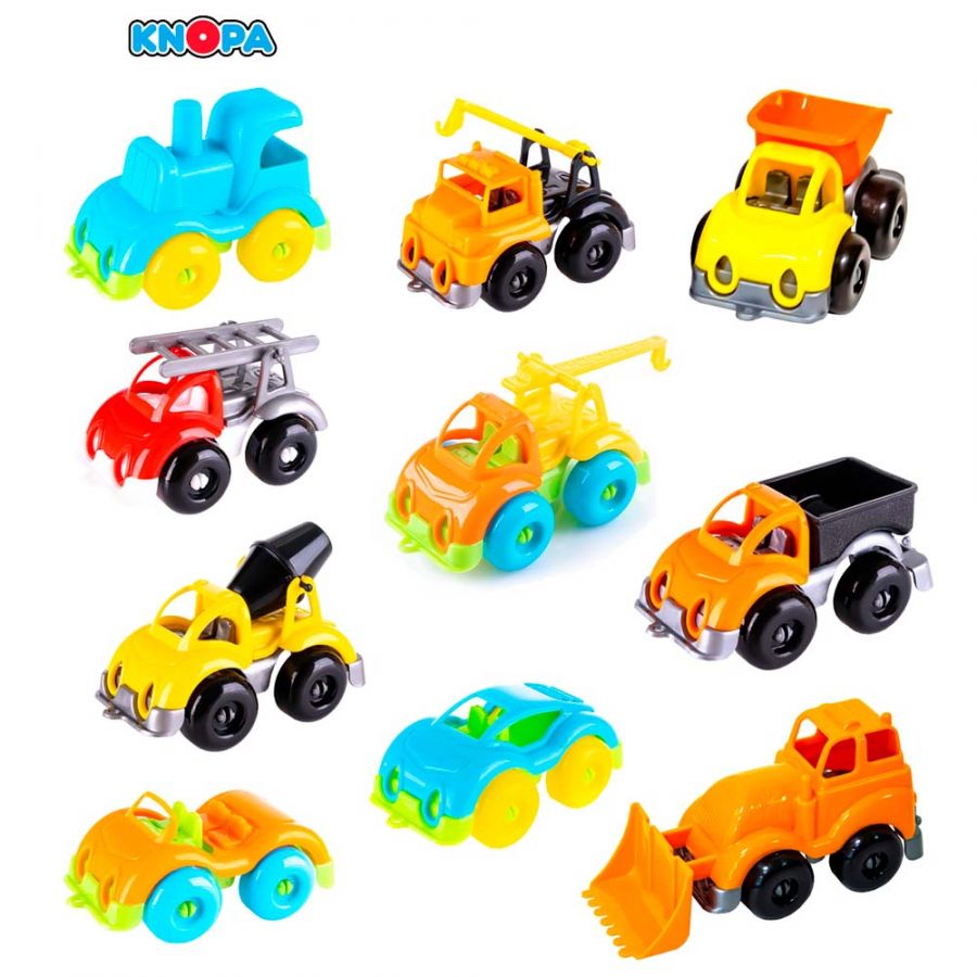 Набор машинок 10 штук "Вжух в городе" 10 см