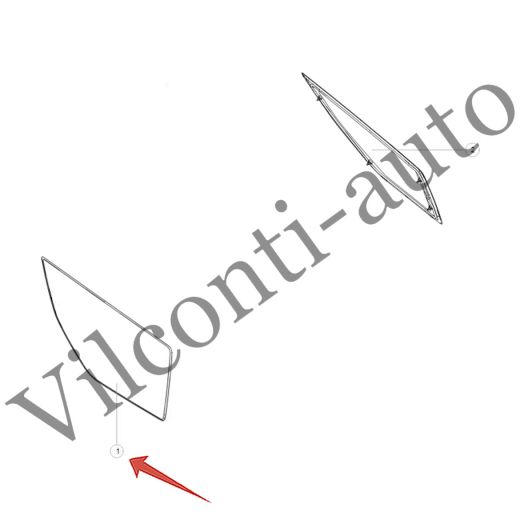 СТЕКЛО БАГАЖНИКА ЛЕВОЕ ТОНИРОВАННОЕ TANK 700 5403300XKF11A 100% ОРИГИНАЛ