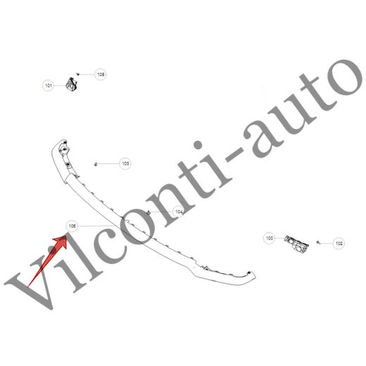 НИЖНЯЯ ЗАЩИТНАЯ НАКЛАДКА ПЕРЕДНЕГО БАМПЕРА TANK 700 2803231XKF14A 100% ОРИГИНАЛ