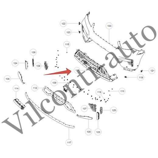 НИЖНЯЯ РЕШЕТКА РАДИАТОРА TANK 700 2803220XKF14A8L 100% ОРИГИНАЛ
