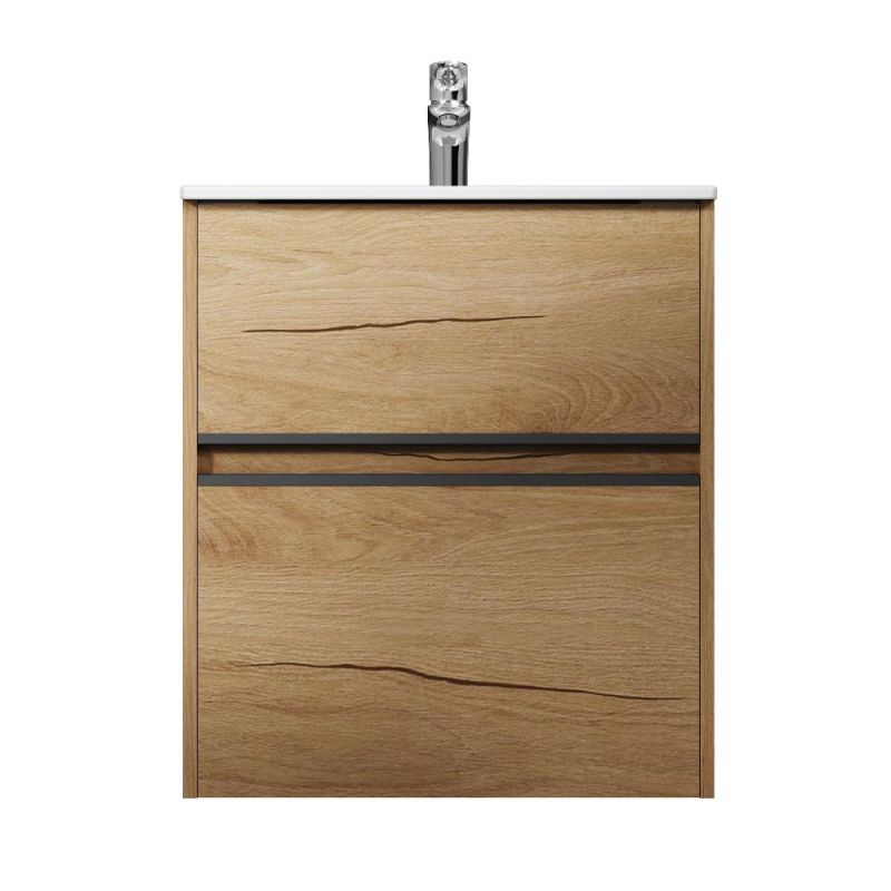 Тумба с раковиной AM.PM Sense универсальная, 60 см, 2 ящика, дерево M7BFUX0602OF