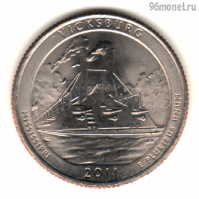 США 25 центов 2011 D