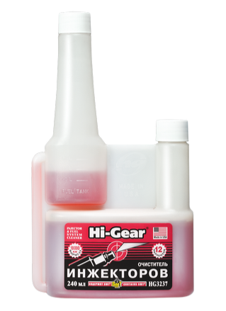 Очиститель инжекторов и сист. питания бенз. ДВС Hi-Gear, с SMT2, 0.240л