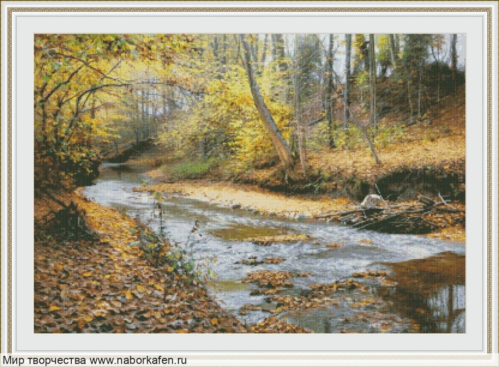 Набор для вышивания "01051 Осенний ручей"