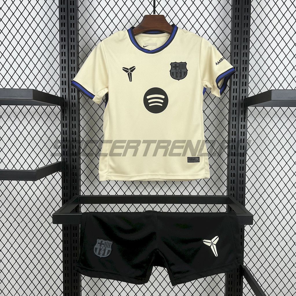 Детский комплект Barcelona (гостевая форма) 25/26