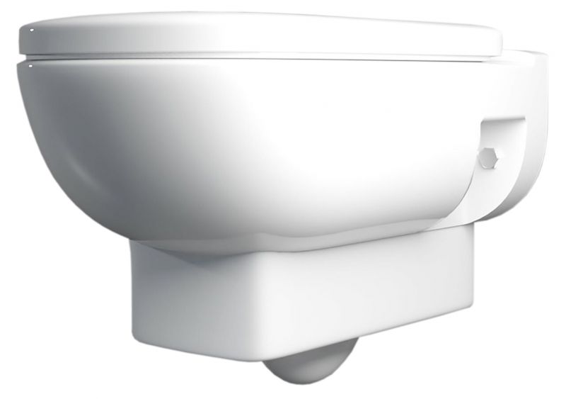 Унитаз подвесной NORDEN 350х540х355 быстросъемное сиденье микролифт, белый 40302100005