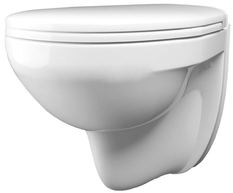 Унитаз подвесной LAUTA 270х470х365 быстросъемное сиденье с микролифтом, белый 47302100005