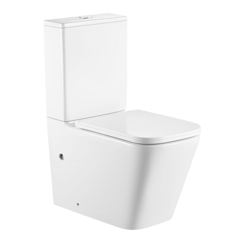 Унитаз-компакт Azario Terra 610х365х835 система смыва скрытое торнадо, AZ-6003-A