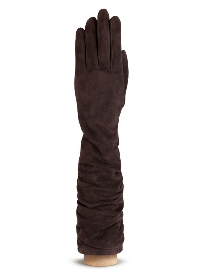Перчатки женские ш+каш. IS02010 d.brown ELEGANZZA