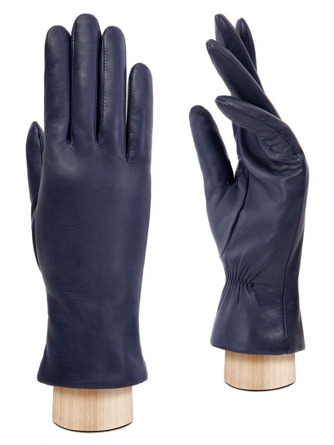 Перчатки женскиеские ш+каш. TOUCH F-IS5500 d.blue ELEGANZZA