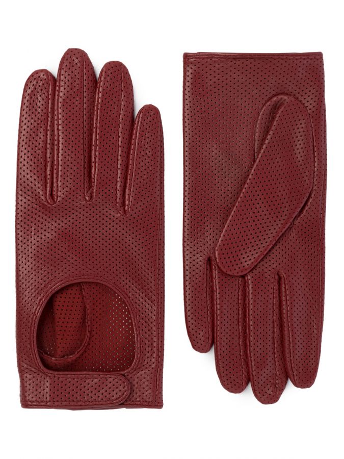 Перчатки женские б/п IS854 dusty red ELEGANZZA