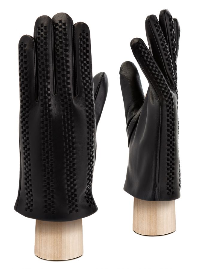 Перчатки мужские 100% ш IS8911 black ELEGANZZA
