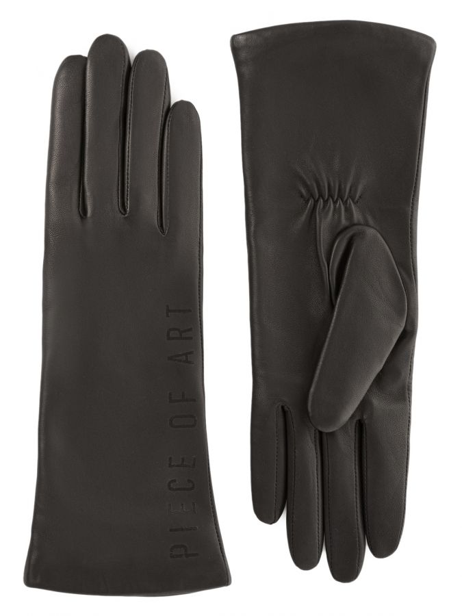 Перчатки женские ш+каш. IS2532 black ELEGANZZA