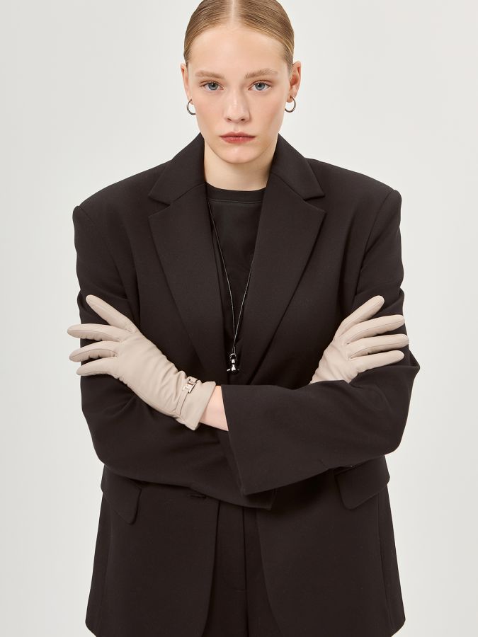 Перчатки жен п/ш LB-2502 l.cacao LABBRA