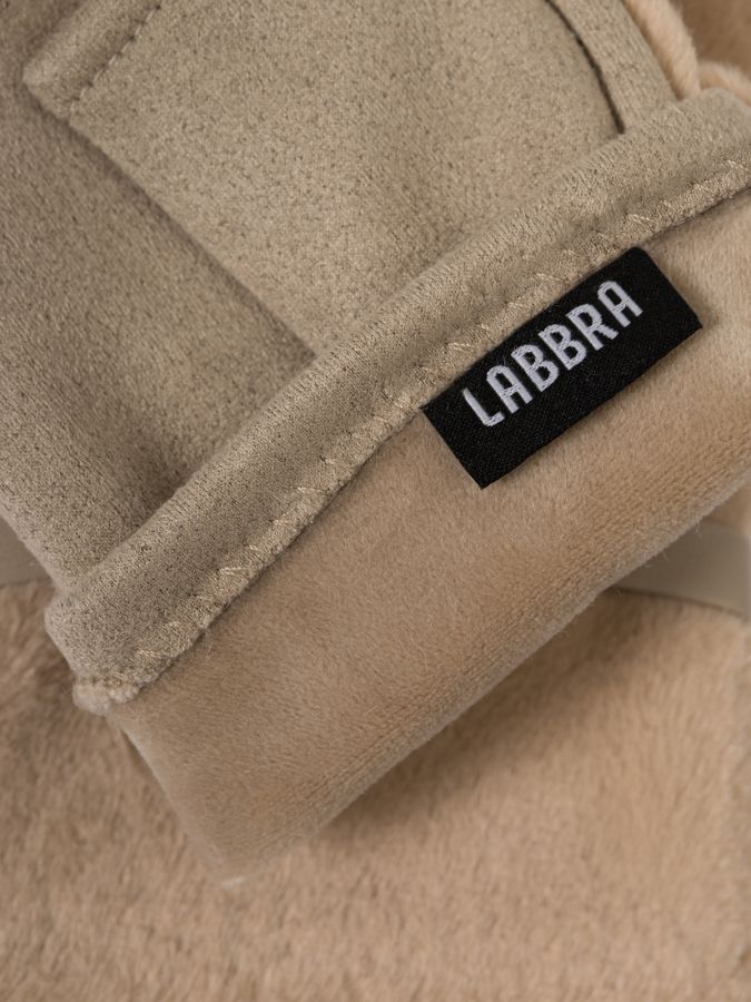 Перчатки жен флис LB-CP-145 beige LABBRA