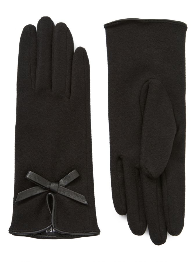 Перчатки жен флис LB-CP-139 black LABBRA