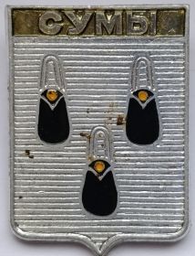 Значок герб Сумы СССР