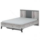 Кровать с ножками 1200 Ольга 3 Дуб делано серый