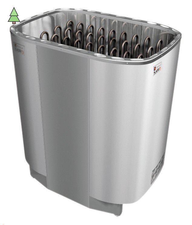 Электрическая печь SAWO SAVONIA SAV-150NS-Z (15 кВт, внутри оцинковка, снаружи нержавейка), выносной пульт (пульт и блок мощности докупаются отдельно)