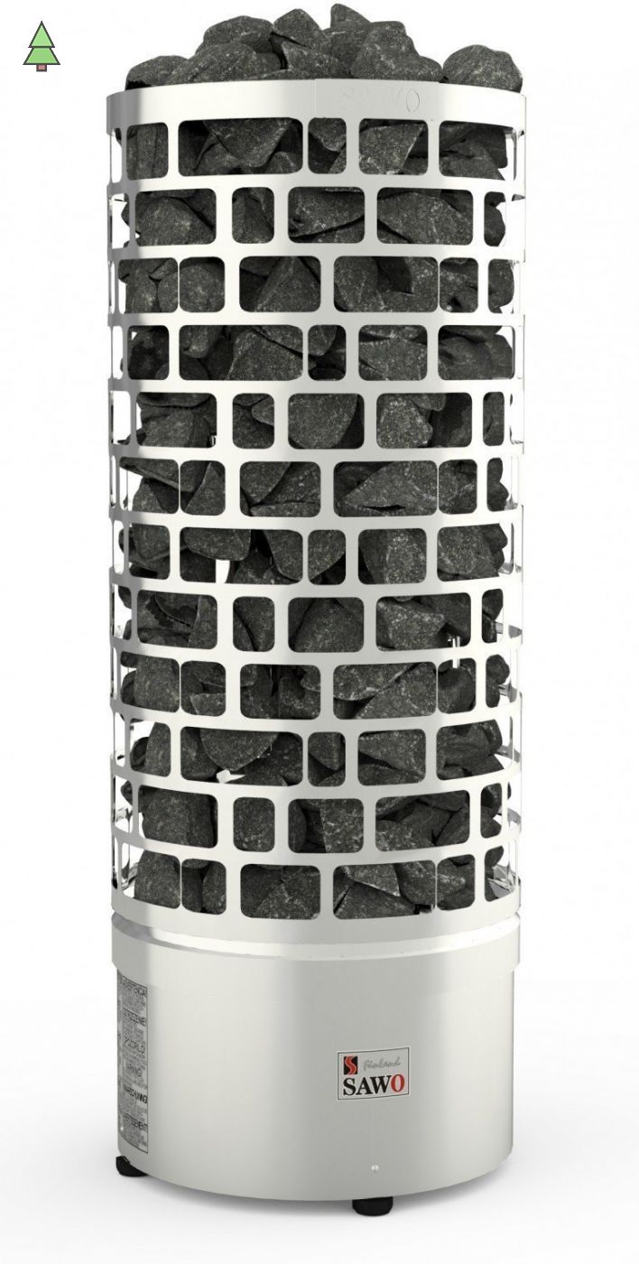 Электрическая печь SAWO ARIES ARI6-90NS-P (9 кВт, нержавейка), выносной пульт (пульт и блок мощности докупаются отдельно)