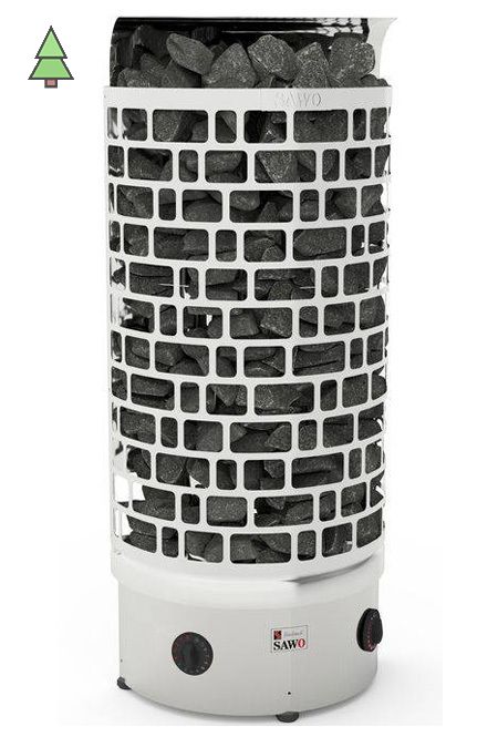 Электрическая печь SAWO ARIES ARI3-45NB-WL-P (4,5 кВт, встроенный пульт, пристенная, нержавейка)