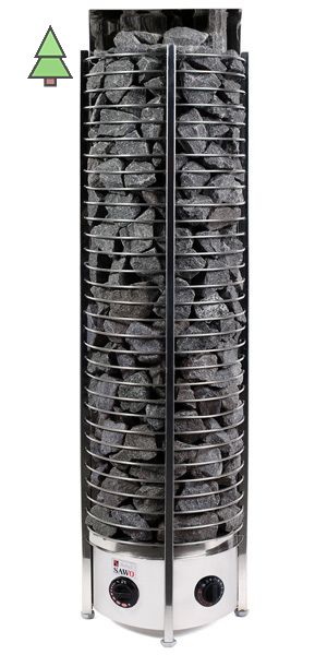 Электрическая печь SAWO TOWER TH6-90NB-WL-P (9 кВт, встроенный пульт, пристенная)