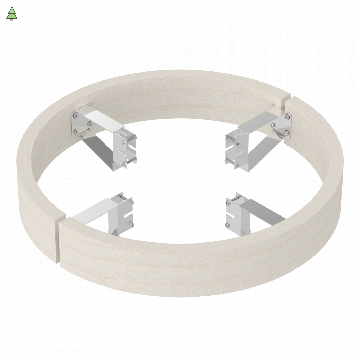 SAWO Деревянное ограждение для печи TOWER TH4, TH5, осина, артикул TH-GUARD-W4-A