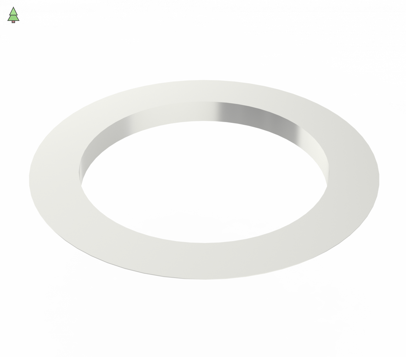 SAWO Монтажный фланец для печи TOWER TH6, сталь, арт. TH-COLLAR-ST6