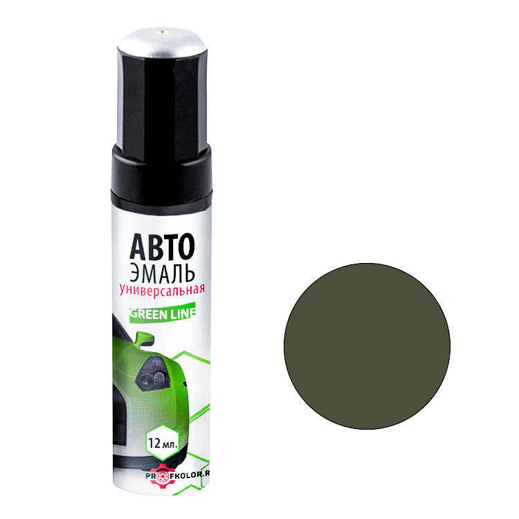 Карандаш с кисточкой для подкраски сколов на Gac Trumpchi. Цвет Highlight Fighter Green. Код цвета: B74