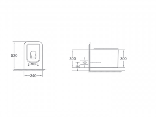 Унитаз подвесной с функцией биде с крышкой Boheme Mane 970-SET-2 схема 3