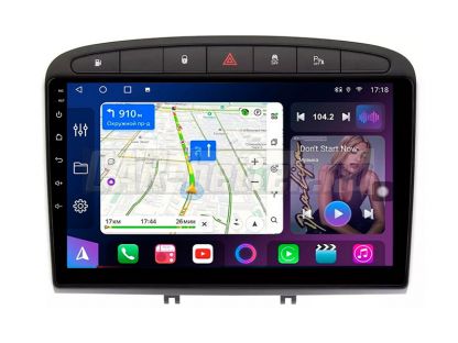 Магнитола Peugeot 308 1 поколение 2009-2015, рамка графит, Farcar, S500 (FC-BM083M)