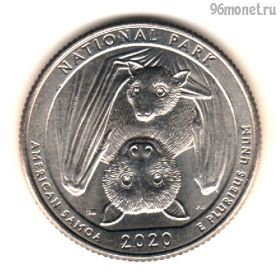 США 25 центов 2020 D