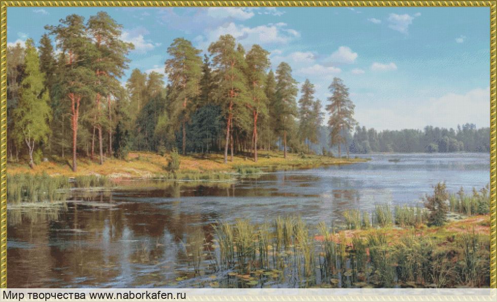 Набор для вышивания "Лесное озеро"