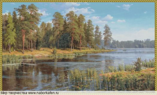 Набор для вышивания "Лесное озеро"