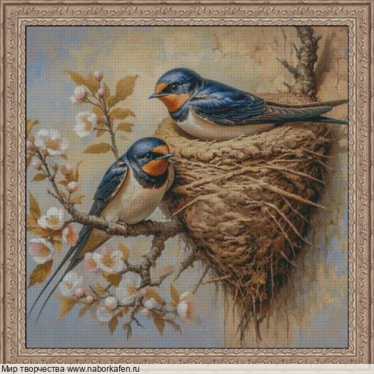 Набор для вышивания "Ласточки"
