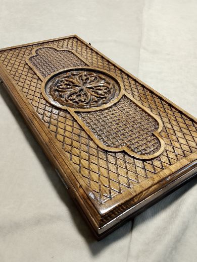 Нарды резные "Узор" средние 50