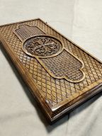 Нарды резные "Узор" средние 50