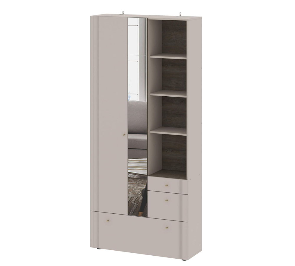 Одетта Вешалка с зеркалом (ВШ1)