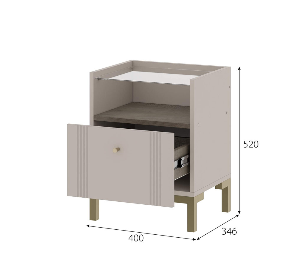 Одетта Тумба прикроватная (ТБ1)