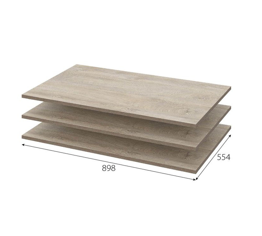 Комплект полок 3ПЛ 57х93У