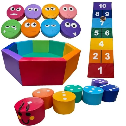 Набор мягких модулей для игровой комнаты №23