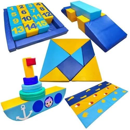 Набор мягких модулей для игровой комнаты №24