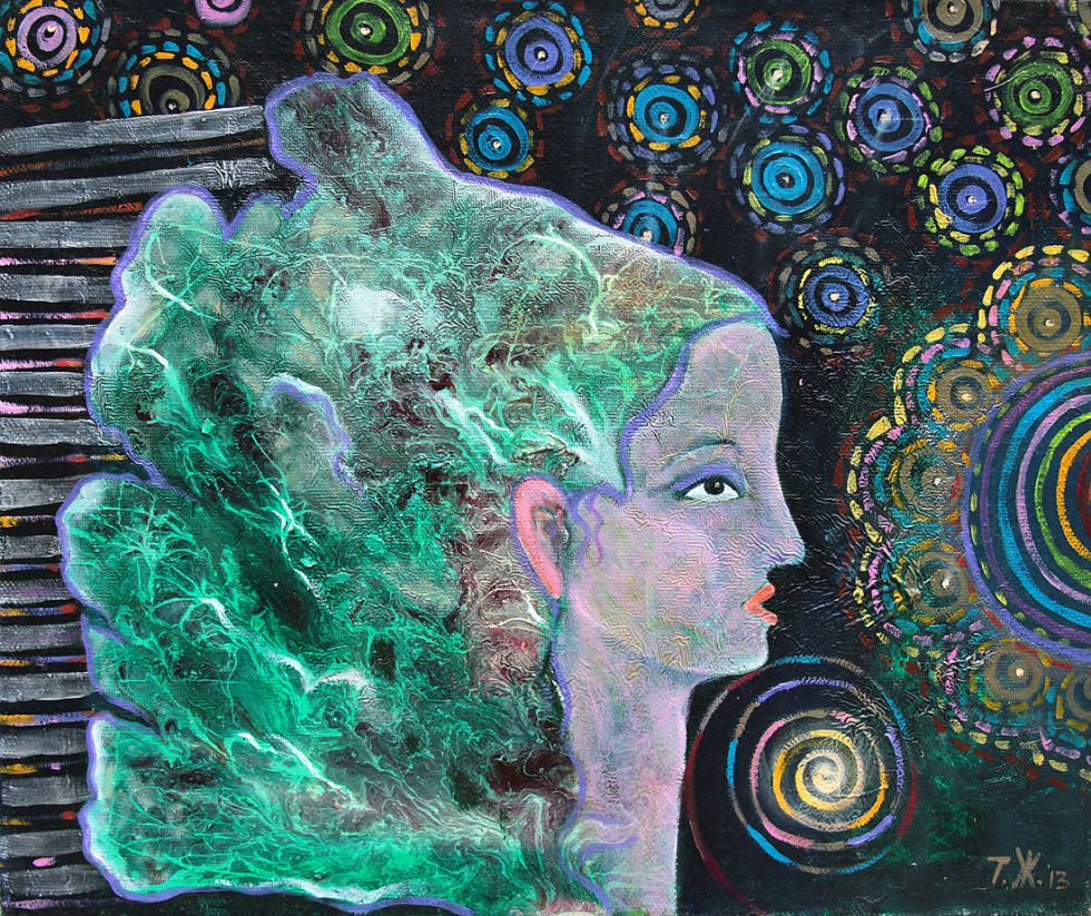 интерьерная энергокартина "Помогающая Богиня"