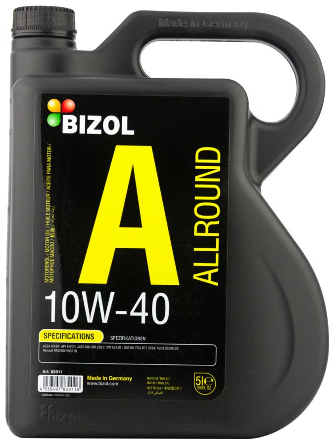 BIZOL Allround 10W-40, 5л