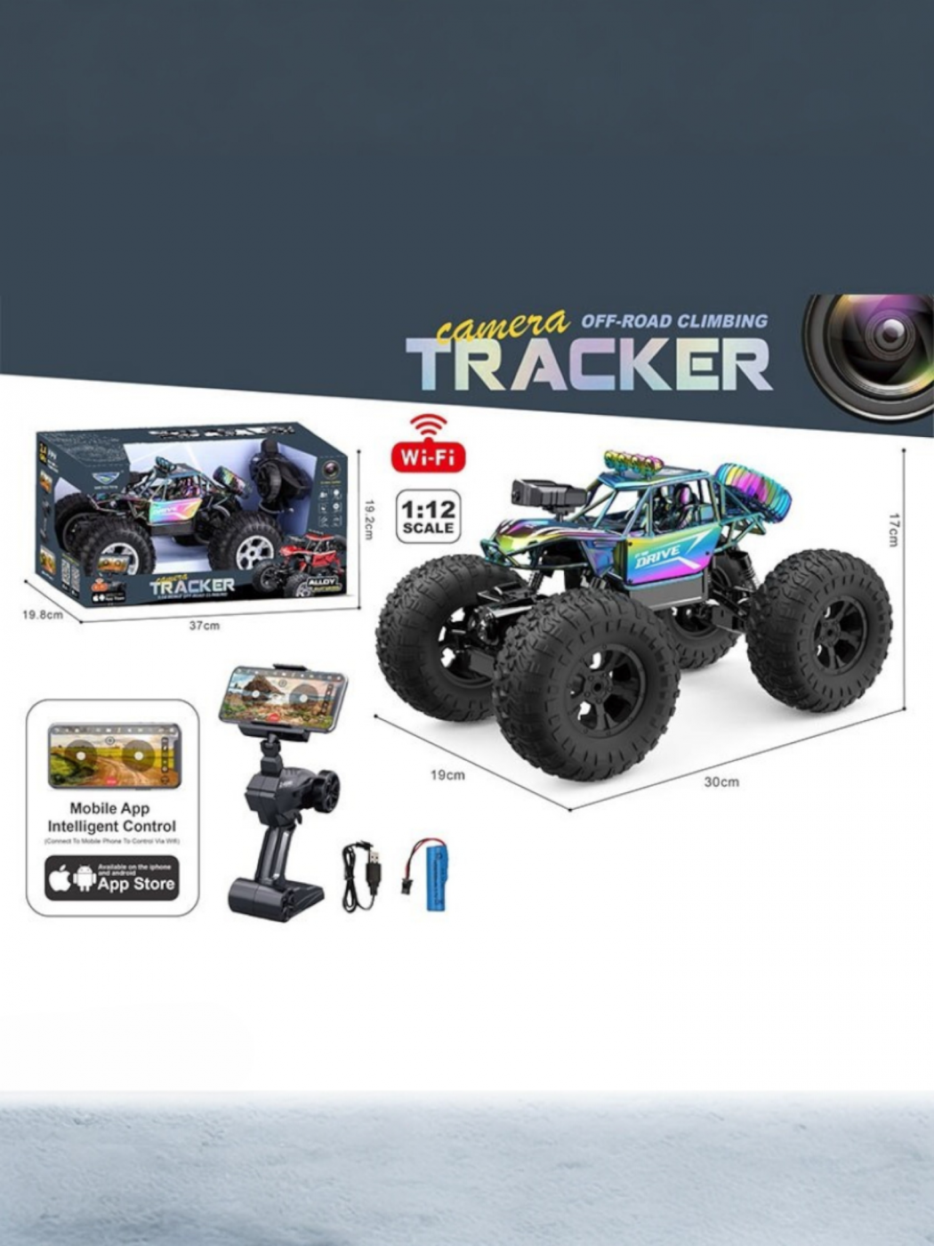 Радиоуправляемая машинка с камерой краулер