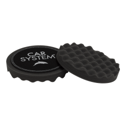 Полировальник поролоновый мягкий 145мм черный рельефный (уп.=2 шт.)