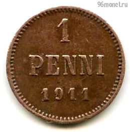 Финляндия 1 пенни 1911